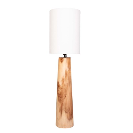 LÁMPARA DE PIE ISHA MADERA NATURAL-BEIGE NATURAL