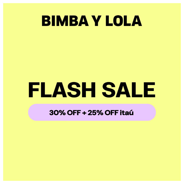 Flash sale Bimba y Lola