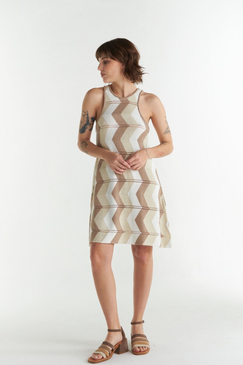 Vestido Piece Nude/Crudo