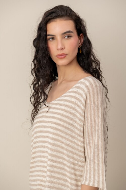 Sweater Brest Beige