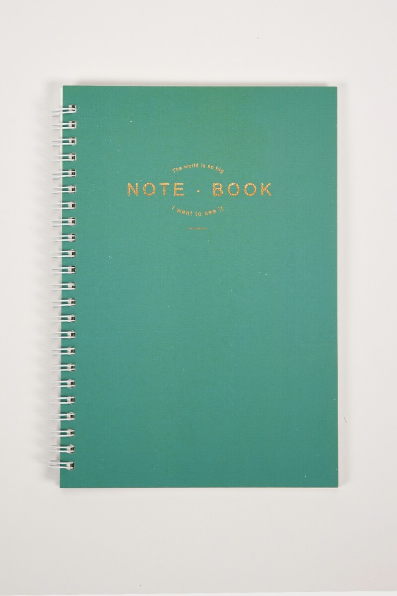 Cuaderno Note.book 70 G 80 Hojas - Menta 