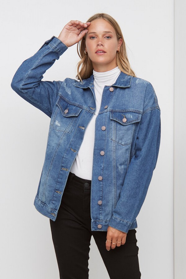 Campera Denim Oversized JEAN