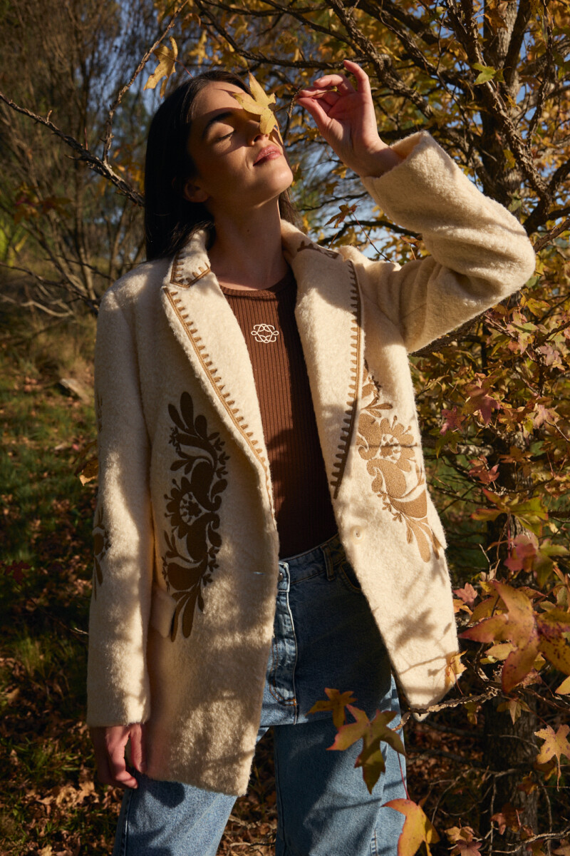 Blazer Fiori Crudo