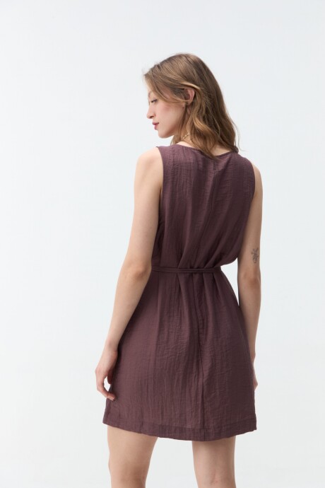 VESTIDO AMALIS Bordó