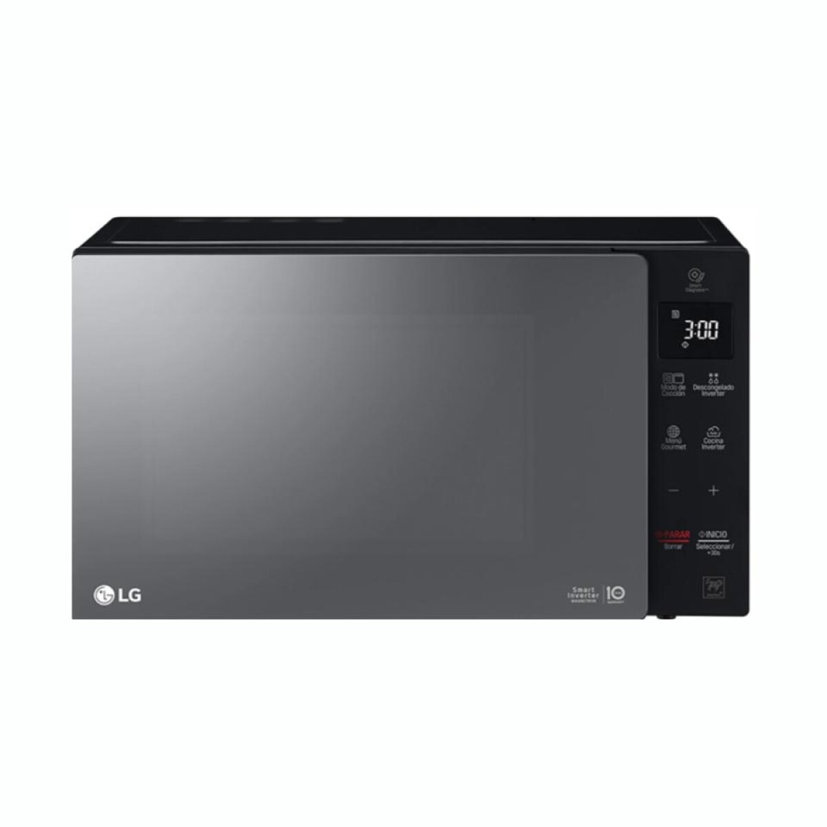 Microondas Inverter LG MH8236GIR 900W Capacidad 42L Con Grill - Negro 