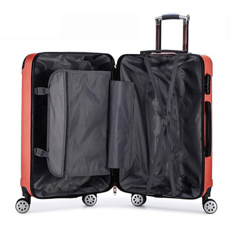 Valija Rígida 24'' Resistente Impermeable 4 Ruedas Rojo