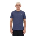 Remera New Balance de Hombre - HEATHERTECH - MT41070NNH BLUE