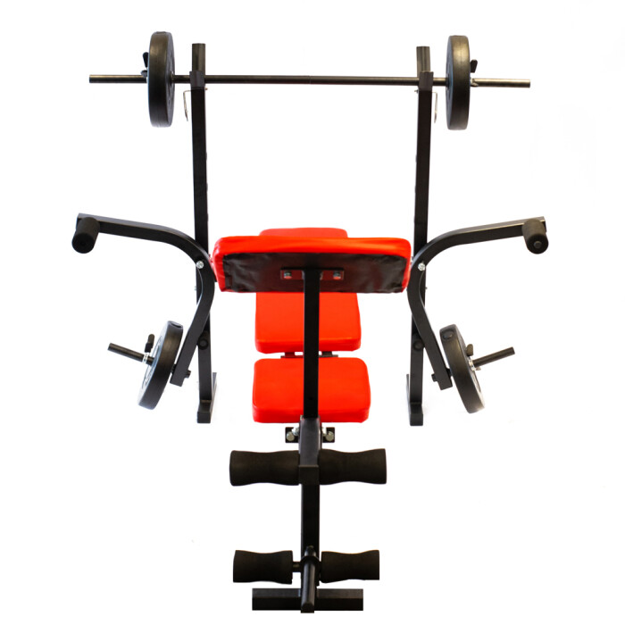 (ARG-150)Banco Multifuncion con barra + 30kg de pesa Randers (ARG-150)Banco Multifuncion con barra + 30kg de pesa Randers