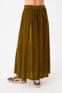 FALDA LARGA EN VELVET Verde