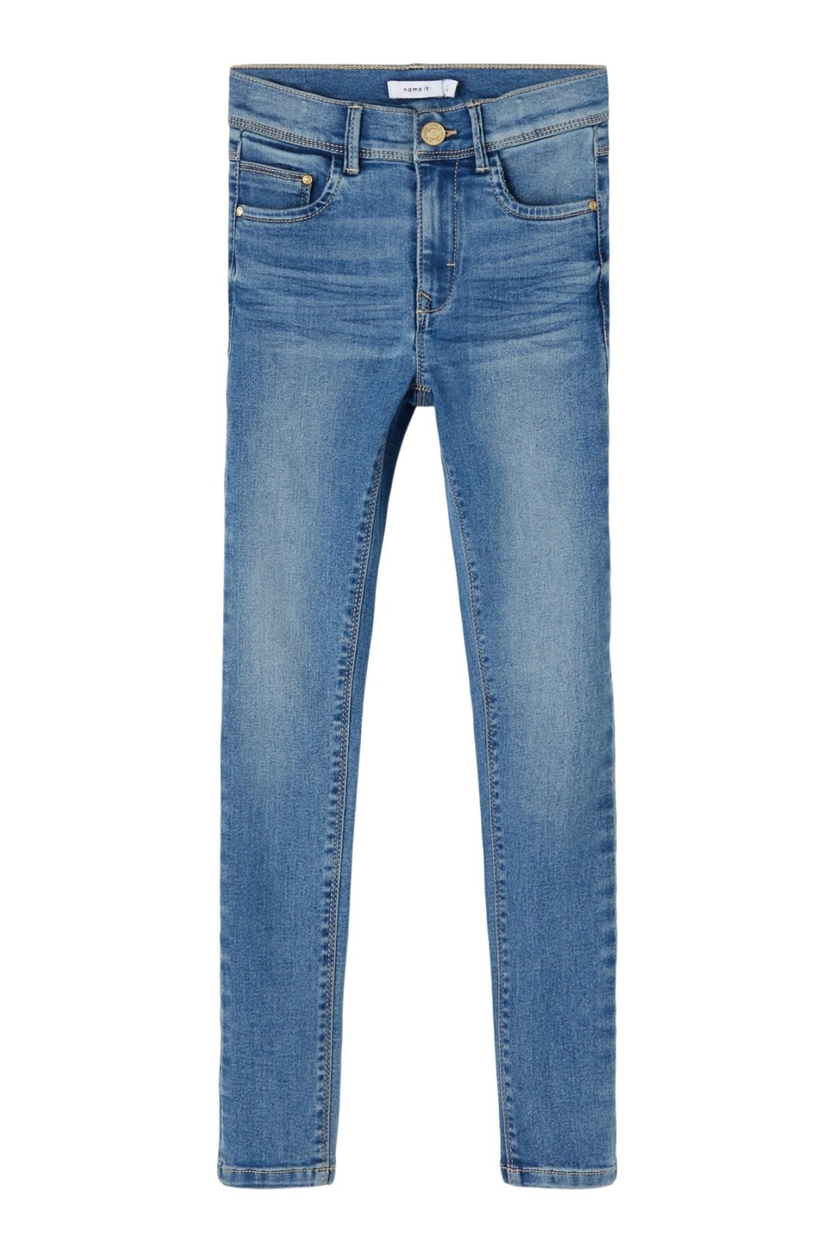 Skinny Fit Jeans Light Blue Denim