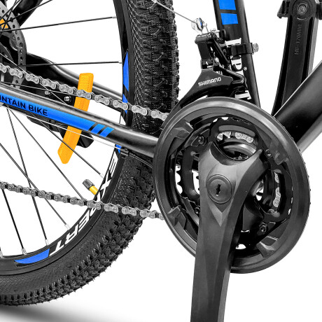 Bicicleta Montaña Expert Patriot Rodado 29 Shimano con Frenos de Disco y 21 Cambios Negro