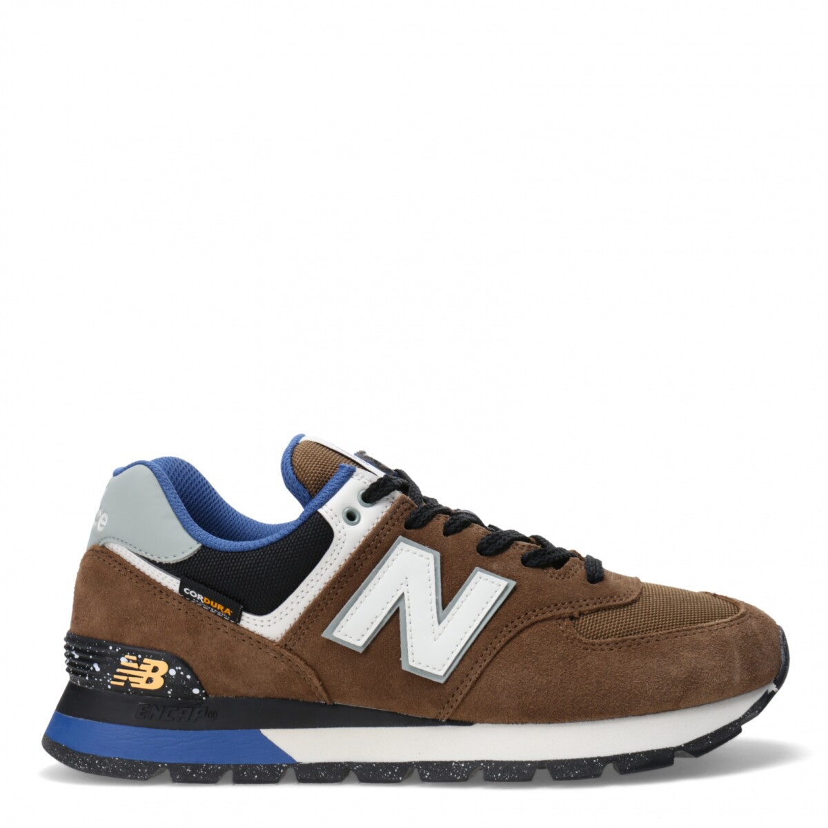 Championes de Hombre New Balance 574 - Marrón - Blanco - Negro 