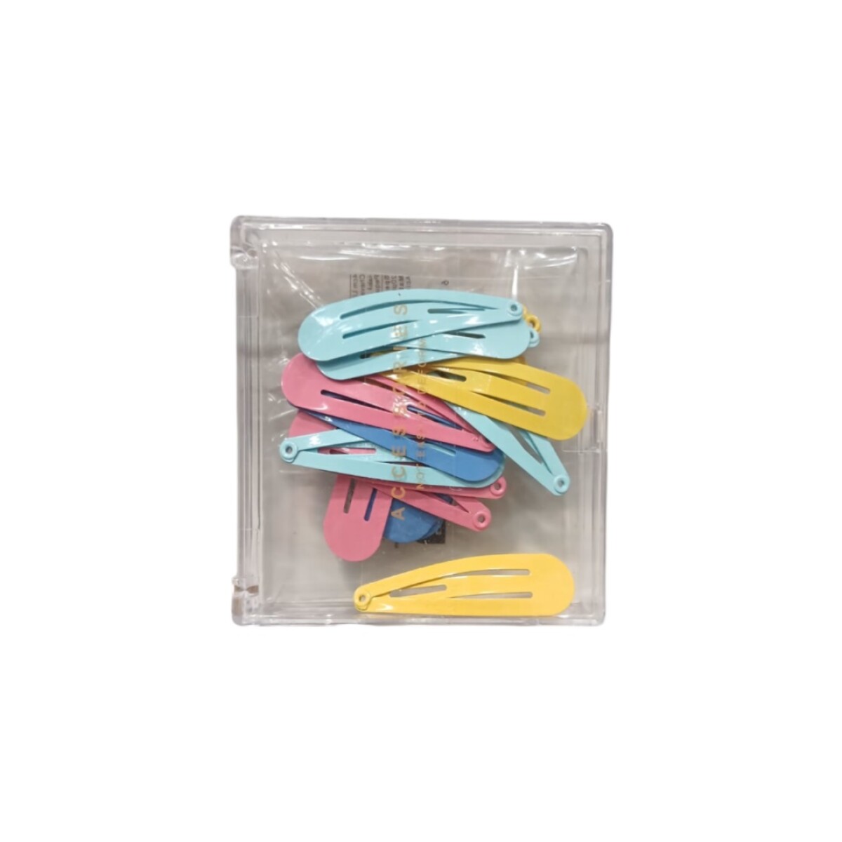 Broche de cabello 20pcs - celeste 