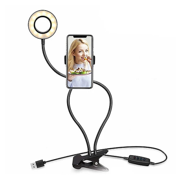 ARO LED INTOUCH FL4 9 cm c/Luz + Brazo Flexible 5W Sin color