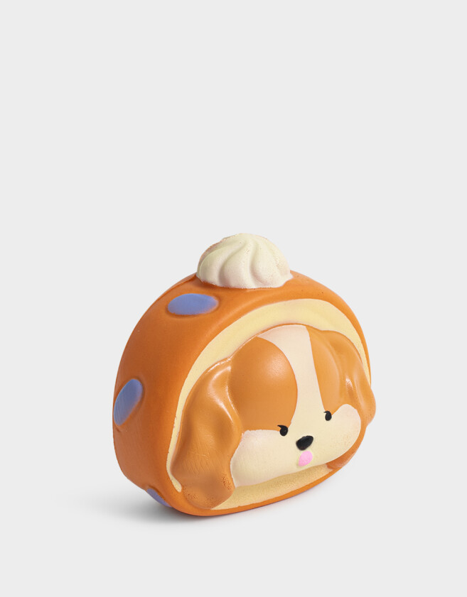 Lúdico Squishy Apretable De Perrito - Morado Medio