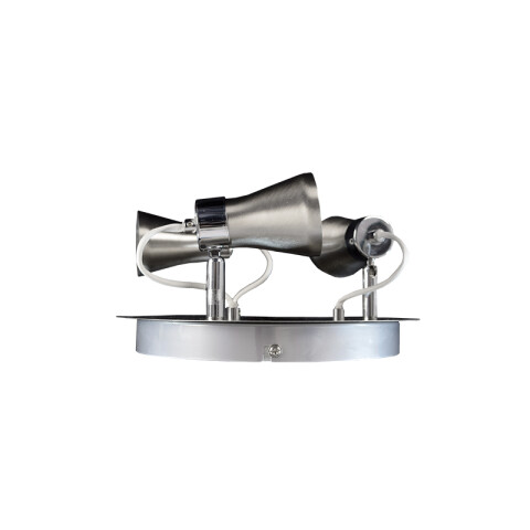 Spots ROMA níquel con base redonda 3xGU10 50W AI1047