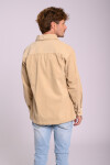 Sobrecamisa de pana Beige