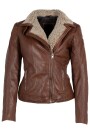 women's jacket Cognac