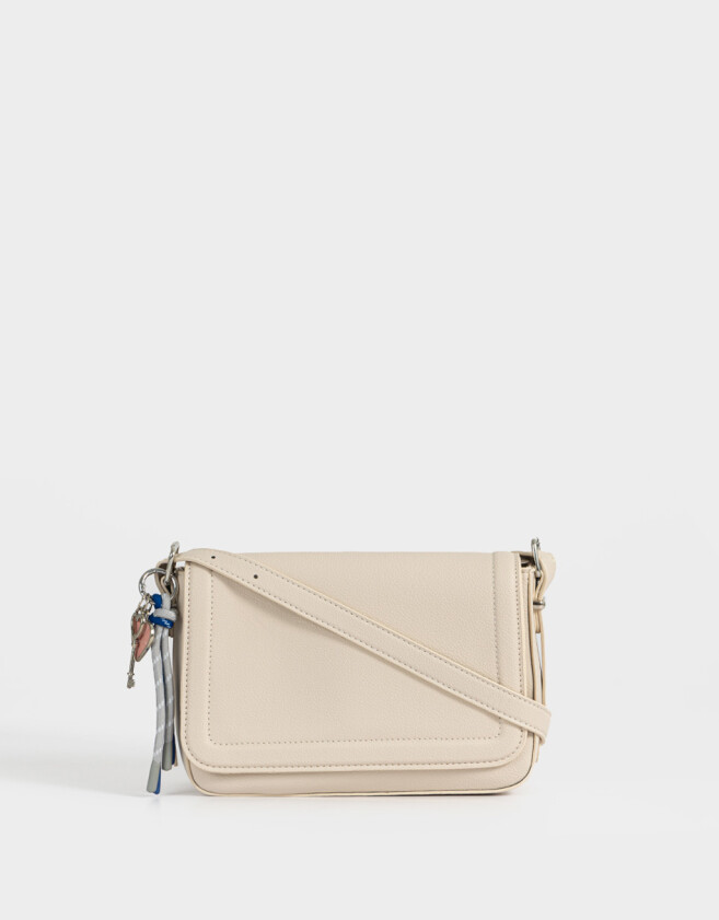 Bandoleras Bandolera Con Charm Crudo - Blanco Crudo