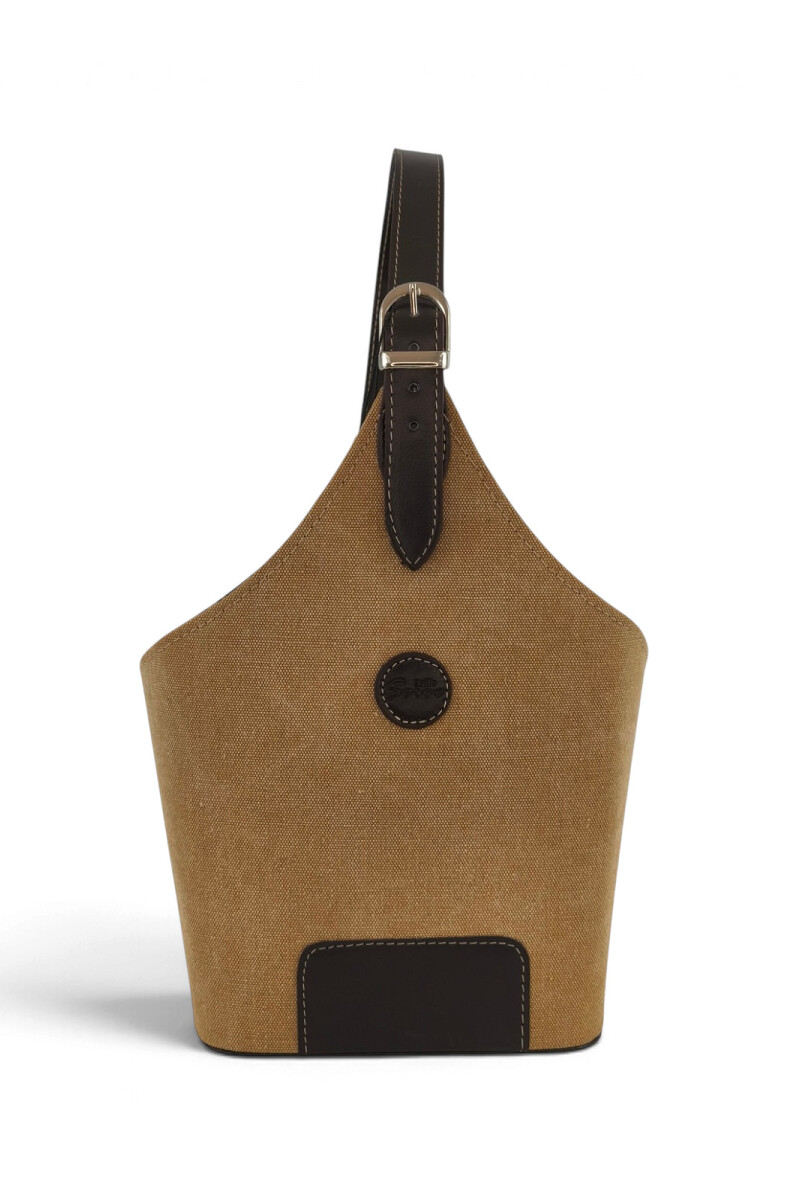 Matera canasto en lona Beige