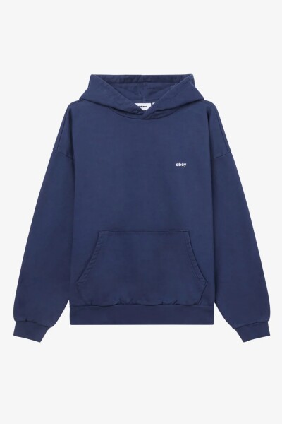 LOWERCASE PIGMENT HOOD Azul