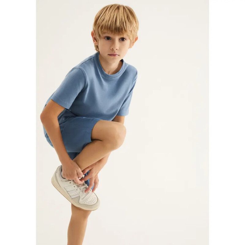 CAMISETA MM MASC AZUL MEDIO