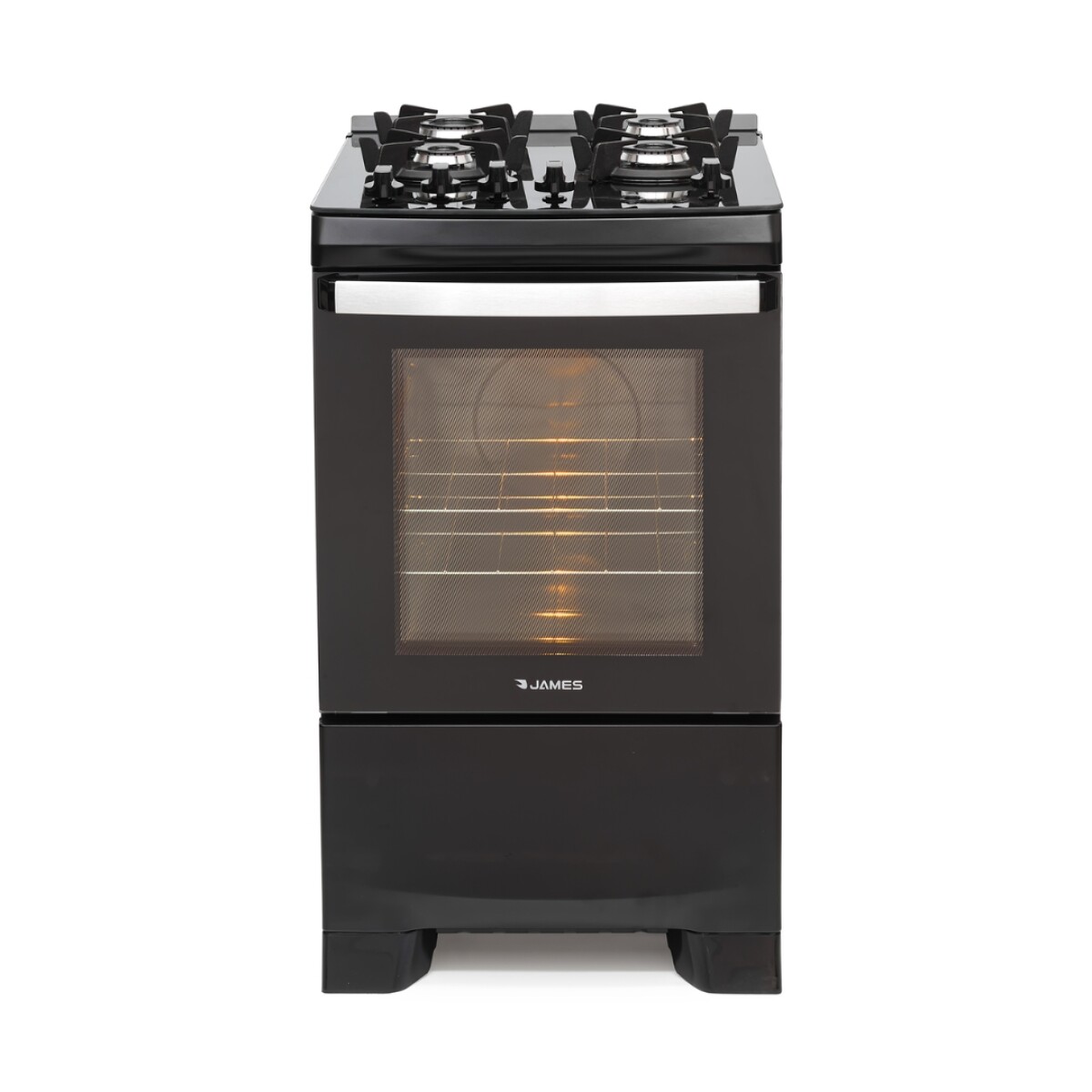 Cocina James 4H C-700 G2 negra 