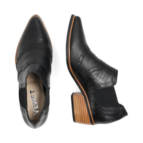 ZAPATO VENET - CUERO VIVI NEGRO