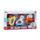 Sonajero X3 Con Mordillo Baby Toys Sonajero X3 Con Mordillo Baby Toys