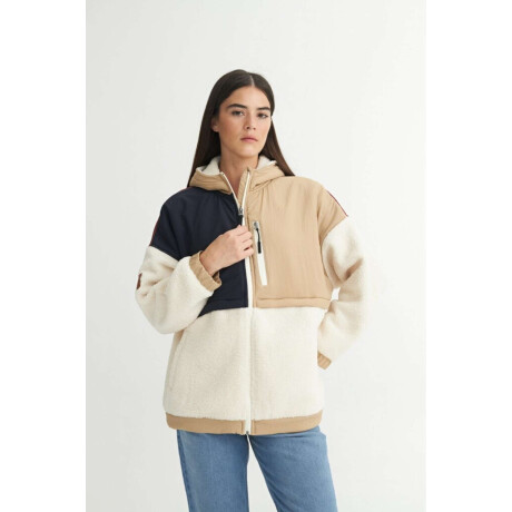 Campera sherpa Fler Crudo