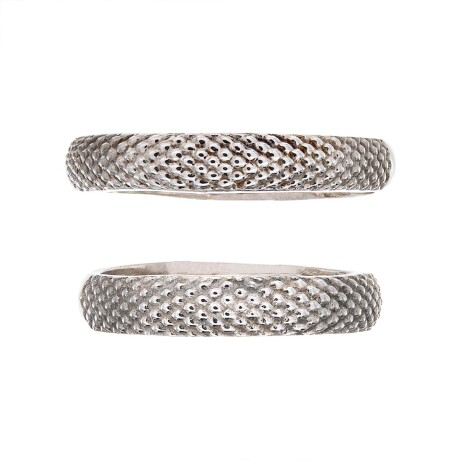 Par de alianzas de plata 925. Par de alianzas de plata 925.