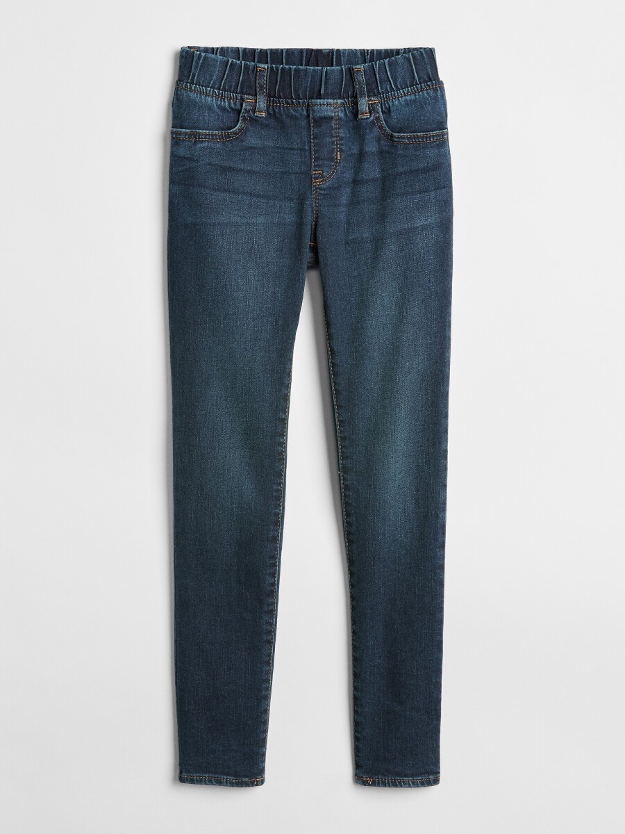 Jean Jegging Niña - Dark Indigo 7 