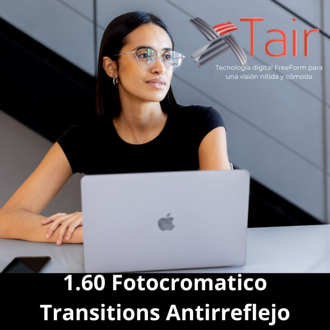 Multifocales Tair Mobile Max 1.60 Fotocromatico Transitions Antirreflejo