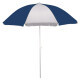Sombrilla 1,80 mrs Polyester 50+UV AZUL/BLANCO