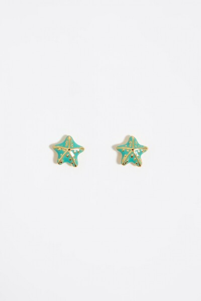 PENDIENTES Turquesa
