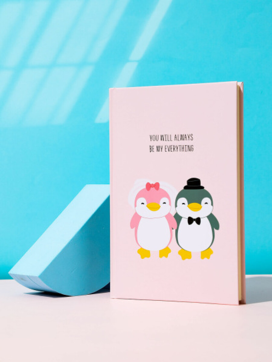 Cuaderno Pingüino A5 - Diseño 1 