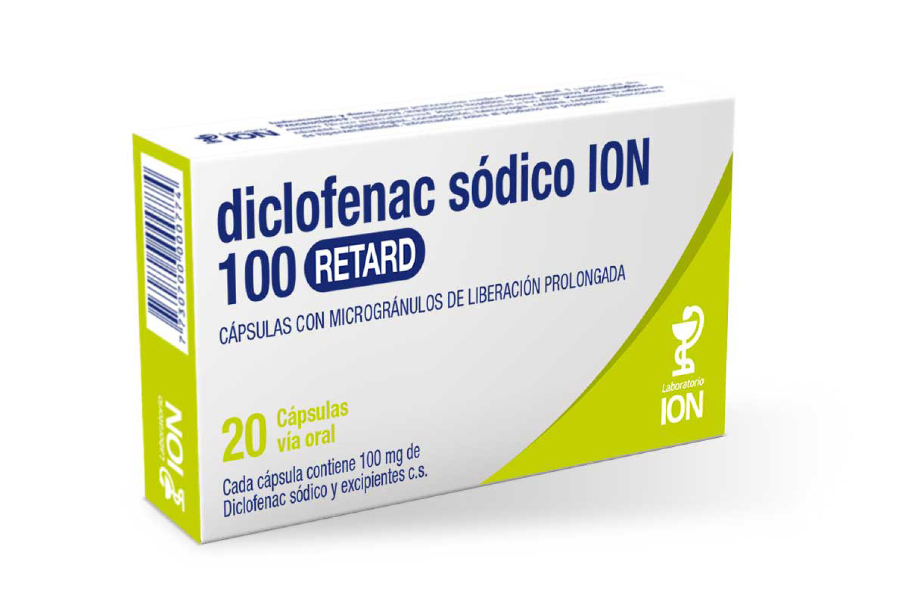 Diclofenac Retard ION 100mg 20 Comprimidos 