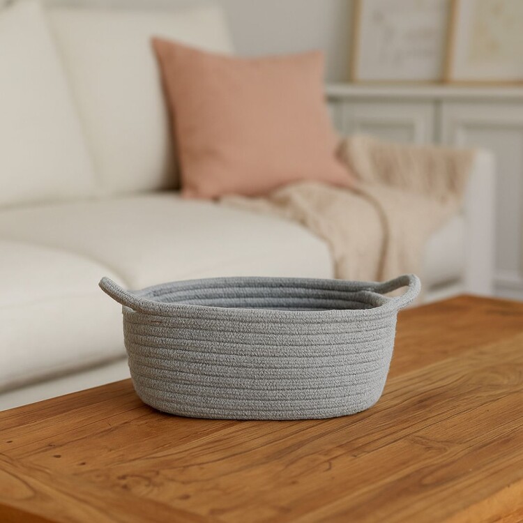 CANASTO OVALADO CON ASAS 23X18X11CM CANASTO OVALADO CON ASAS 23X18X11CM