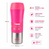 Mug en Acero Inoxidable Frio/Calor 400ml Rosado