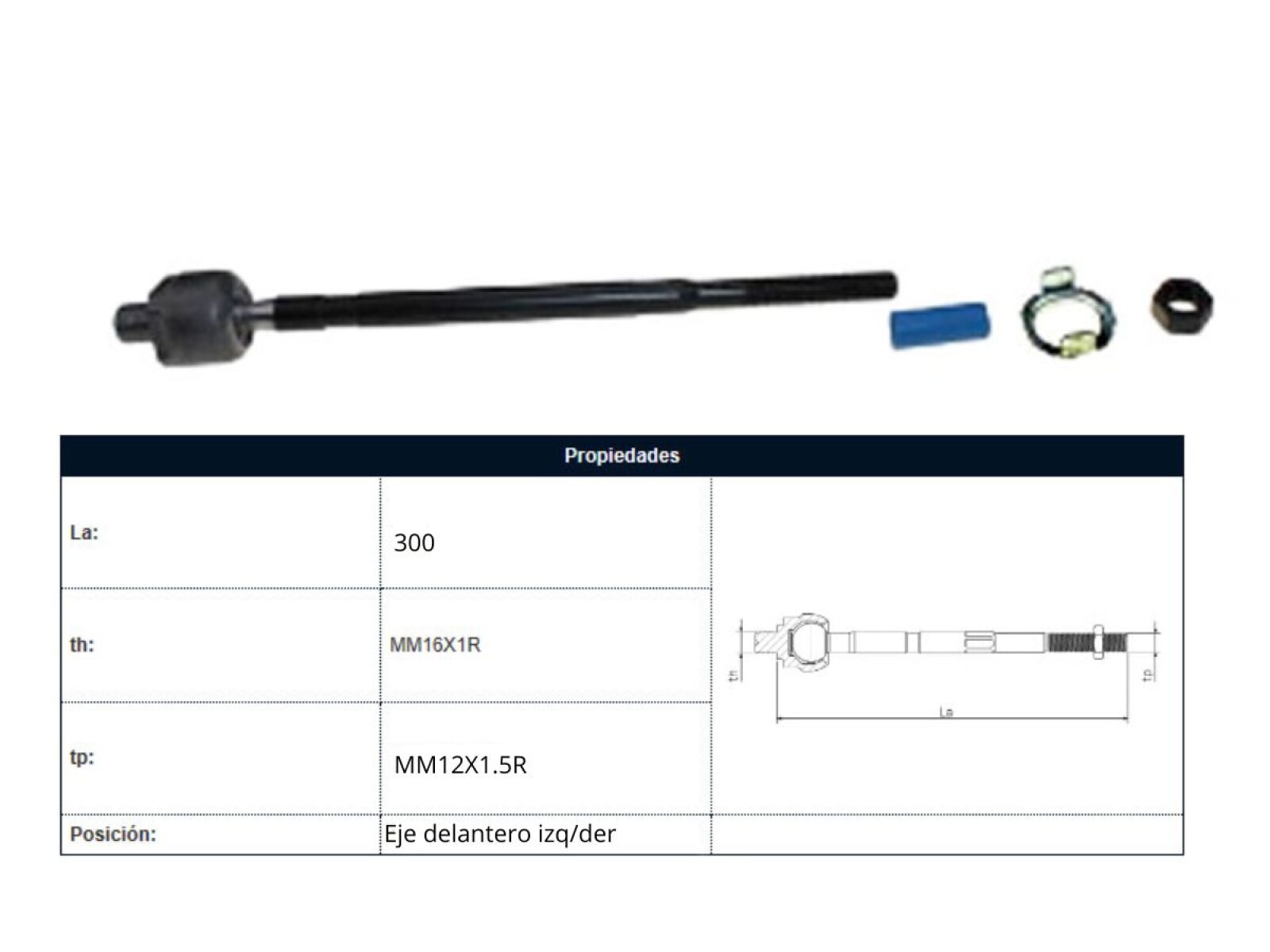 Mate Nissan Sentra B15 01-06 Der/Izq 