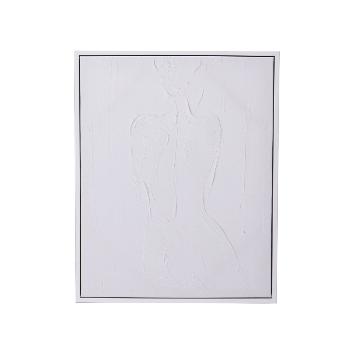 CUADRO - MADERA BLANCO SILHOUETTE II 40X50 