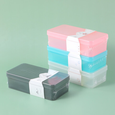 Estuche organizador doble piso con tapa 16.5x8.2x4.5cm Estuche Organizador Doble Piso Con Tapa 16.5x8.2x4.5cm