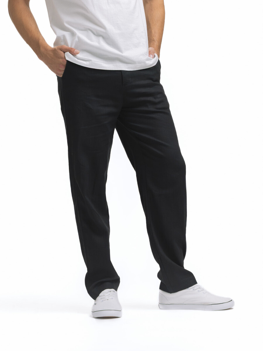 Pantalon Lino Nihau - Negro 