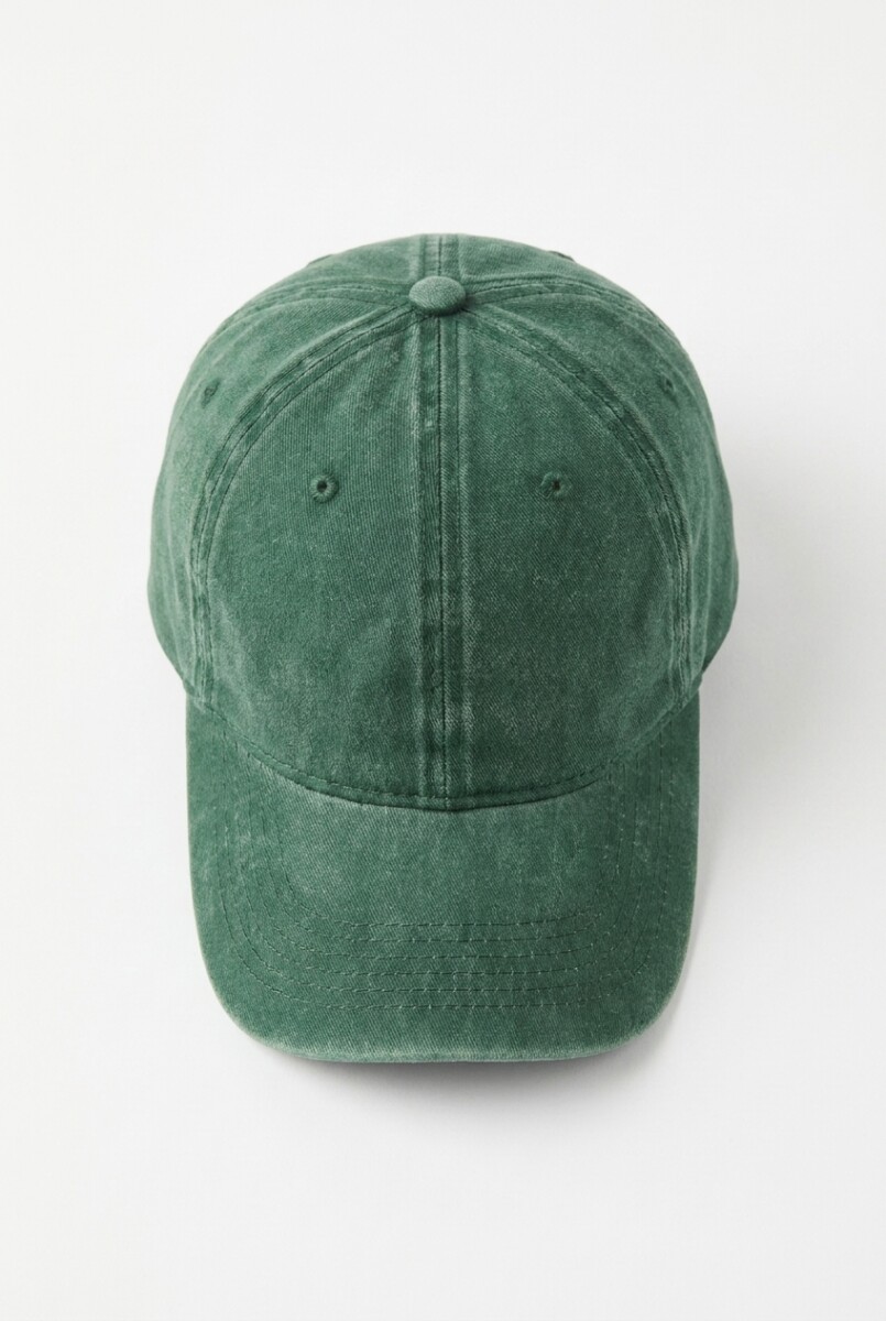 Cap washed - verde 