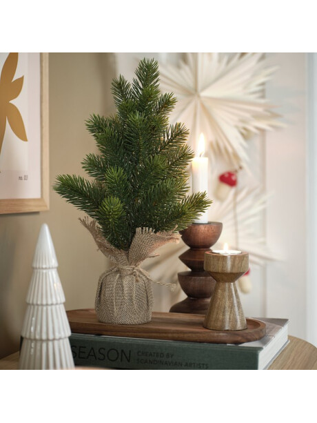 Árbol artificial navideño KVASER Al34 cm verde Árbol artificial navideño KVASER Al34 cm verde