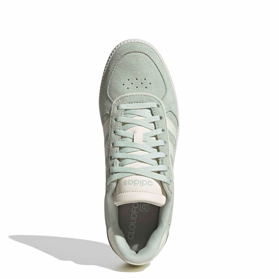 Championes de Mujer Adidas Breaknet Sleek Verde - Blanco