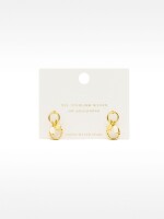 Pendientes Con Perlas - Plata De Ley 925 dorado