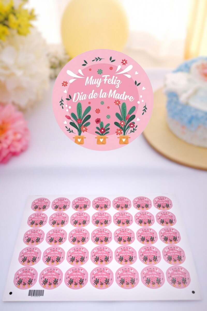 Stickers día de la madre plancha - DISEÑO 10 