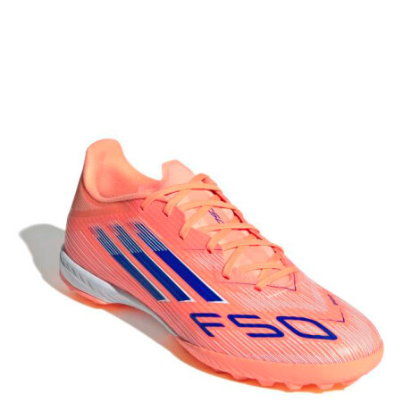 Championes de Fútbol 5 Infantiles Adidas F50 League Anaranjado - Azul