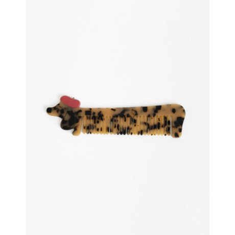 Peine Desenredante De Acetato Marron Carey